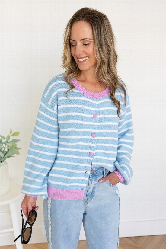 Maribel Stripe Cardigan 2